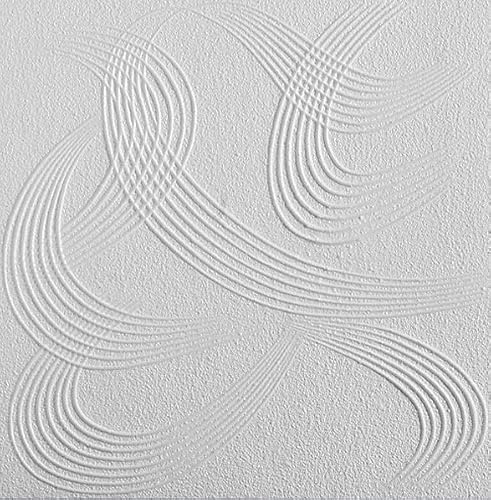 PANNELLO DECORATIVO POLISTIRENE ESPANSO PER SOFFITTI TPDZ ARGENTO 50X50 sp. 1cm - mq 9