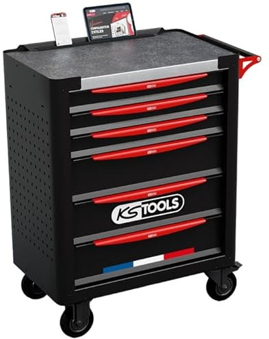 KS TOOLS 824.0006F KS Tools-824.0006F-Servante Vide 6 tiroirs fabriquée | rangement atelier