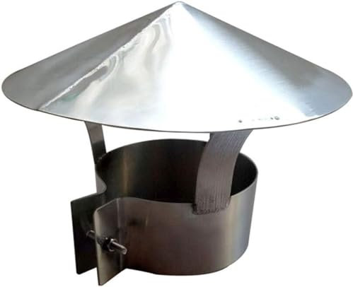 Sortie d'aération murale, bouches d'aération en acier inoxydable, outil de capuchon de cheminée en acier inoxydable, dessus de protection contre les oiseaux anti-courant d'air, pot de protection contr
