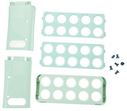 Angoily Estante Para Puerta De Refrigerador Huevos Almacenamiento Compacto Plástico Resistente