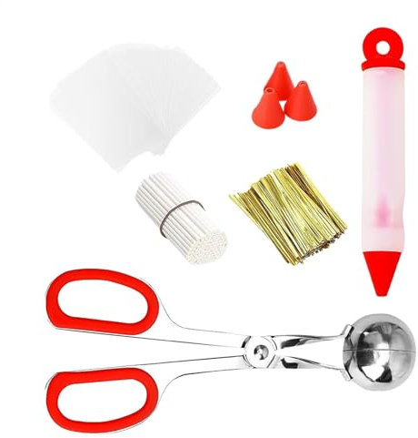 Lutscher-Herstellungsset, Cake-Pop-Backset,Wiederverwendbares Kuchenball-Maker-Set - Cake-Pop-Dekorationsset, lustiges Cake-Pop-Set für Hochzeitsfeiern, Geburtstagsfeiern, Nachmittagsteepartys