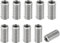 YEOVIBL 10 Pack Threaded Insert M12 to M10, 15mm Stainless Steel Thread Reducer, Thread Adapter, Screw Insert, Metal Sleeve (M12*M10)