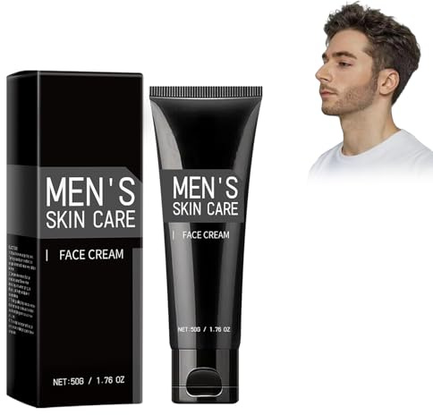 Crème hydratante naturelle pour le visage pour homme, anti-rides, effet immédiat, crème hydratante pour le visage pour homme pour un soin optimal et une fraîcheur optimales, soin du visage anti-âge