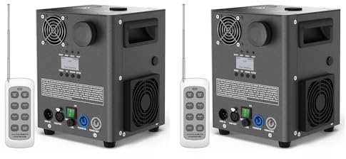 800W pyrotekniska maskiner, 2 DMX Cold Spark-maskin med motståndsvärme för fester, jul, DJ, bröllop, sportevenemang