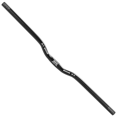 AEYINO Mountainbike fahrrad-Lenker 25,4/31,8 mm – 20/30/50/90/120 mm Rise | MTB-Lenker aus Aluminiumlegierung – 620/580/720/780 mm extra langer Fahrrad-Riser für E-Bikes, Klappräder und Downhill-Rennen