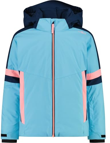 CMP KID G JACKET SNAPS HOOD TOPAZIO - 164
