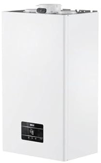 Riello Start 25 Kis Caldaia a Condensazione GPL, Bianco, con Kit Scarico Fumi e Cronotermostato T100, Made in Italy