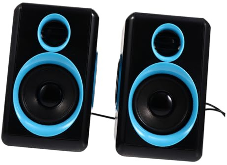 CAXUSD Mini Altoparlante per Laptop USB 2.0, Altoparlante per PC Compatto Leggero, Casse Audio Portatili per Casa, Ufficio e Auto, Esperienza Sonora Immersiva