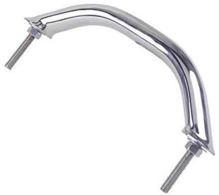 GOFORJUMP Reemplazo Durable del Hardware del yate Marino del Barco de la barandilla del asa Pulida de la manija del Acero Inoxidable de 8 Pulgadas