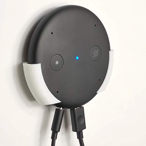 Echo Input Wall Bracket Wall Mount - STICK ON (White)