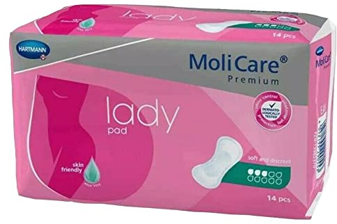 MoliCare premium lady Pad 3 Tropfen Inkontinenzeinlagen | 12 x 14 St.