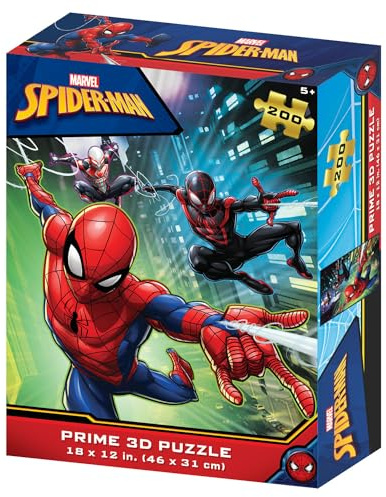 Prime 3D-Puzzle-Box – Spiderman-Puzzle, 200 Teile
