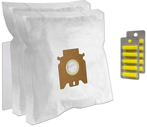 PakTrade 10 Vacuum Cleaner Dust Bags + 10 Air Fresheners + Filter For Hoover Amigo 1500, Telios TB5899, T 1947, TS 1983, SC 100 MicroPower, TS 1723, T 7800, TS 2164