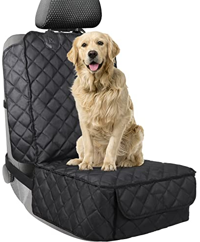 YUNXANIW Dog Car Seat Cover，Car Seat Covers Complete Coverage，Carriers & Travel Products For Dogs，Good Waterproof Performance，Car Seat Protector ，Suitable For Suvs, Cars (Front Seat Dog cover)