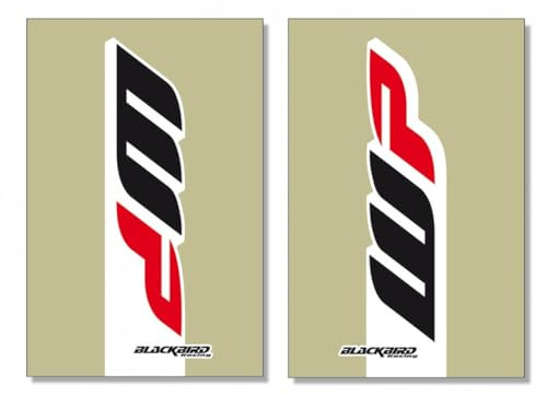 Blackbird Racing Gabel Aufkleber WP 2017 Transparent