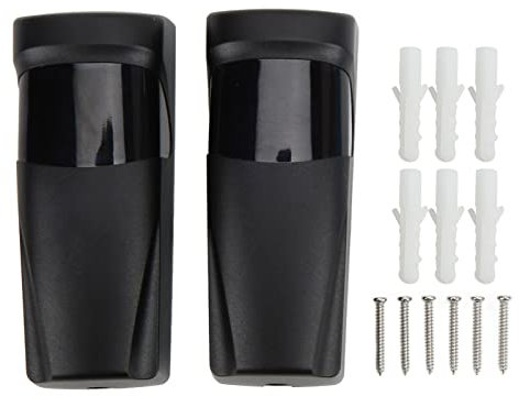 KIMISS Invisible Beam Barrier Active Detection Digital Pulse Infrared Sensor Dual Laser Detector Alarm Beam Sensor Infrared Detector Anti Theft for Gate Openers Access Control Security Alarm System