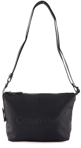 Calvin Klein Herren Umhängetasche Ck Must T+ Wide Base Xbody Klein, Schwarz (Ck Black), Einheitsgröße