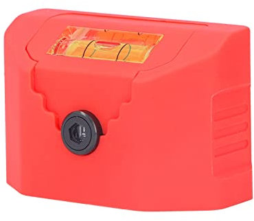 Laser Cross Line, Mini Outil Laser Ligne Verticale Facile à Démonter Portable 625-670nm pour la Construction (Rouge)
