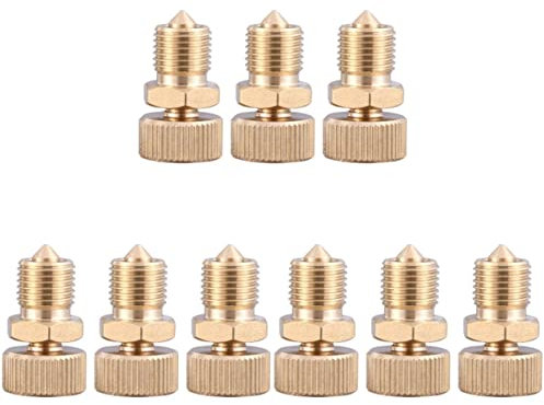 TEHAUX 3sets Auto Bleed Valve for Air Compressor Radiator Bleeding Screw High Pressure Pump Accessory Air Bleed Screw Safety Replacement Kit 3pcs*3