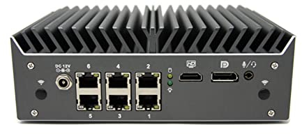 Protectli Vault Pro VP4650-6 Port Pare-feu Micro Appliance/Mini PC Intel i5 Ports 2,5 G RAM DDR4 Stockage SSD M.2 NVMe ou SATA AES-NI, Barebones