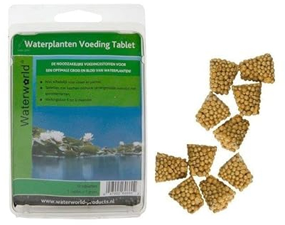 vdvelde.com - Dünger Tablet 10 Stück - Bio Wasserpflanzendünger - Universaldünger Für optimales Wachstum Ihrer Wasserpflanzen Teichpflanzen Seerosen und Sumpflanzen - Van der Velde Wasserpflanzen