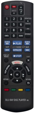 N2QAYB001029 Telecomando Fit for Panasonic Blu-ray Disc DVD Player | DMP-BD83 DMP-BD833 DMP-BD84 DMP-BD843 DMP-BD83GN DMP-BD84GN DMP-BDT165 DMPBDT167 DMP-BDT168 DMP-BD833GN