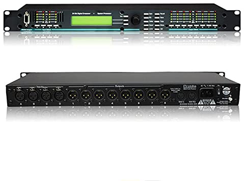 QAZNHODDS 4.24CL Digital Audio Processor 4 In 8 Out Digital Effect Processor