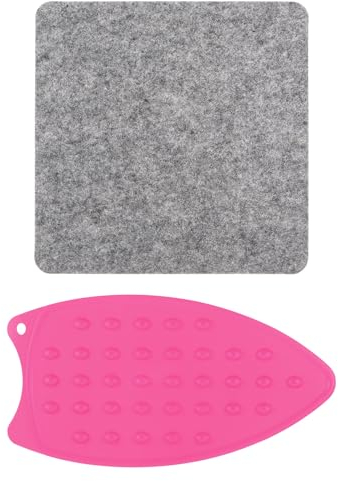 QUARKZMAN Tappetino di Pressatura in Lana 8 x 8 Nozioni di Cucito per Tappetino da Stiro in Lana per Quilting Artigianale