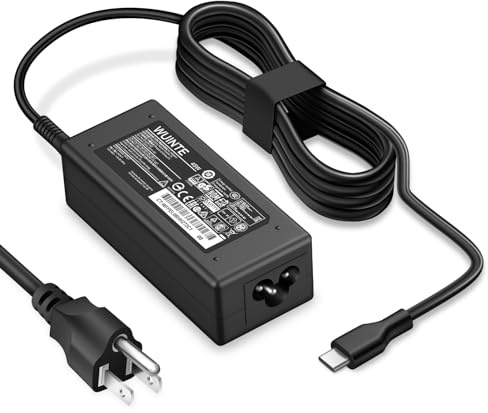 USB C Laptop Charger Compatible with HP Dell Lenovo Asus Acer Samsung Google Chromebook Type C Power Cord