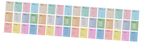 Operitacx 192stücke Euro Sparchallenge Umschläge Binder Praktische Geldorganisierer Für Budgetplanung Und Motivierende Checklisten Und Langlebiges Papier Für Unterwegs