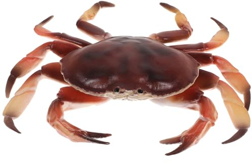 ibasenice Modèle De Crabe Artificiel Plastique Figurine Éducative De Simulation Réaliste pour Décoration Jardin
