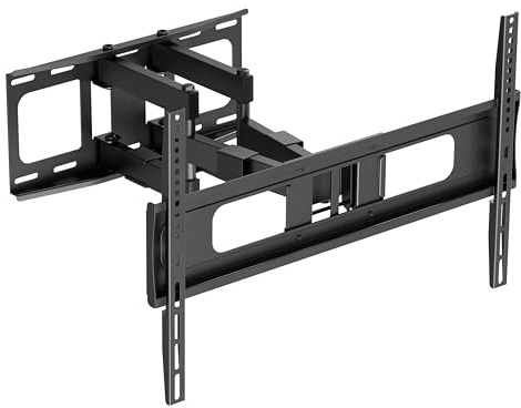 ProperAV Heavy Duty Swing Arm TV Wall Bracket 37 40 42 43 46 50 55 60 65 70 75 77” 83” 86” VESA Max 600x400 Black