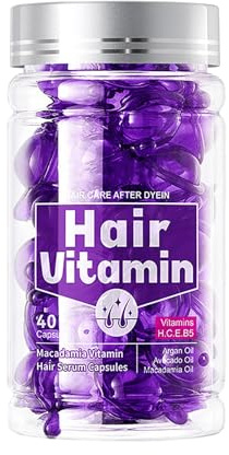 Capsules For Hair Care, Nourishing Essence Conditioning Capsules, Hair Vitamin Serum Capsule With Honey, Hair Care Moisturizing Anti Frizz Hair, Deep Care Repair Damaged Hair (C)