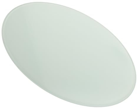 Mobestech Tabla de Cortar de Vidrio Templado, Utensilio de Cocina Redondo de 20 Cm para Picar Verduras, Frutas y Alimentos para Bebés