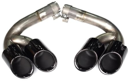 Terminali di scarico Per VW Per Touareg modifica tubo di scarico tubo di scarico quadruplo 19-24 ugello terminale marmitta in acciaio inox Tubo scarico modificato(3.0 B)