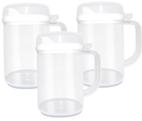 Breastmilk Pitcher, 3PCS Small Pitcher for Early Learning Child Safe Easy Pour Plastic with Lid & Handle for Water, Milk & Juice in Classroom, Nursery & Home, Plastic with Lid