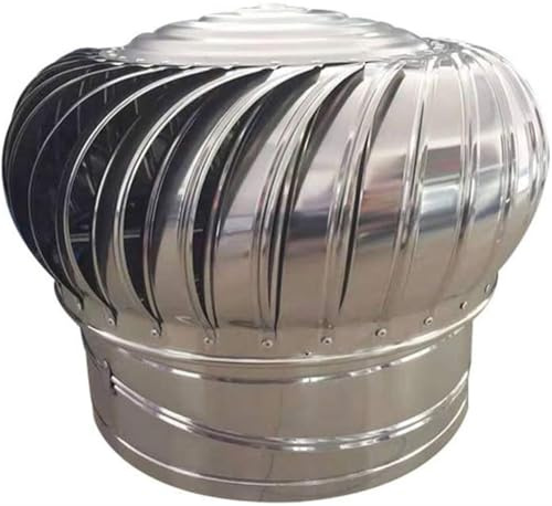 Chapeau de cheminée Rotatif en Acier Inoxydable, Anti-refoulement, Facile à Installer (600 mm / 23,6 Pouces)