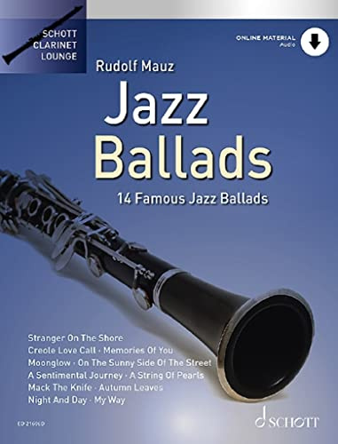 Jazz Ballads: 16 ballades de jazz célèbres. Vol. 1. clarinet.