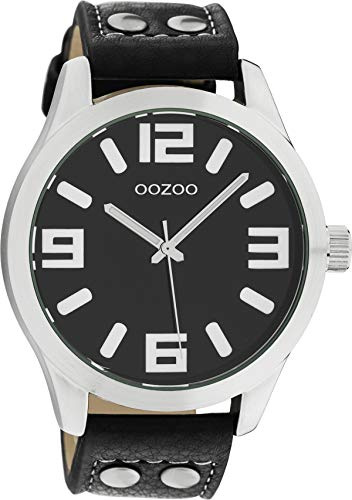 Oozoo Timepieces Damen Uhr - Armbanduhr Damen mit Lederarmband | Hochwertige Uhr für Frauen - Edle Analog Damenuhr in rund