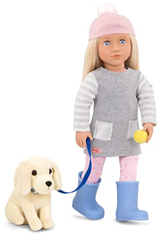 Our Generation - Puppe Meagan mit Golden Retriver Hund 46cm, Bunt, BD31242C1Z