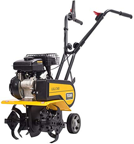 TEXAS Gartenfräse Motorhacke Bodenhacke Bodenfräse Rasenfräse Pflug Benzin mit Antrieb Lilli 340TG | 40 cm | 78,5 cm³ | 1400W | 1,9 PS | 26 cm Arbeitstiefe