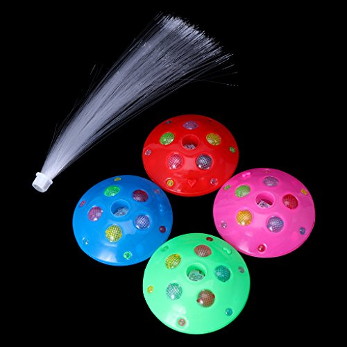 ATATMOUNT Fibre Optique Lumière Coloré LED Lampe De Fête Nuit Batterie Décoration De La Maison De Mariage