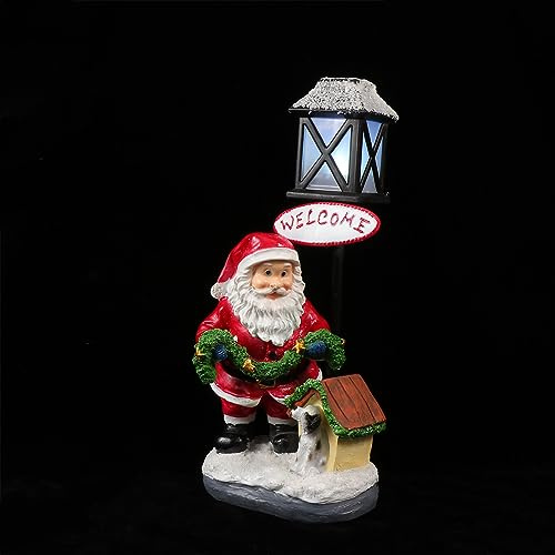 Hemobllo Kunstharz Nachtlampe Weihnachten Ornament Resin Nachtlampe Weihnachts Deko Schreibtisch Deko Weihnachts Licht Ornament