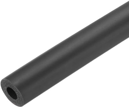 QUARKZMAN 61cm Rohrisolierung Schaumstoff, Durchmesser 12mm Isolierstärke 8mm Heizungsrohr Verkleidung für Fitnessgeräte, Rohre, Handhaben (Schwarz)