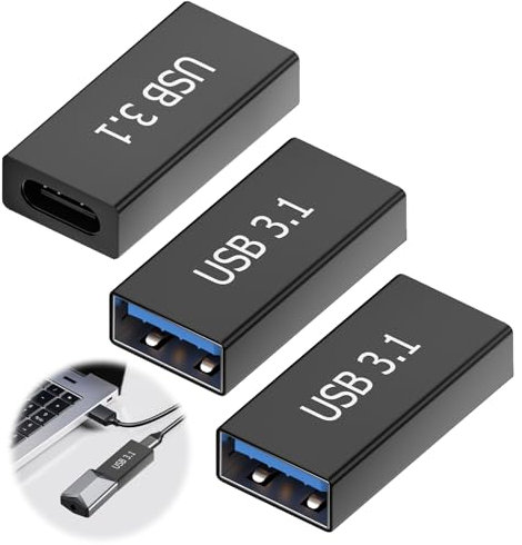 Supecesorio Adaptateur USB C vers USB, 3 pièces adaptateur 3.1 à 3.0, haute qualité, transfert de données, charge rapide et sortie audio