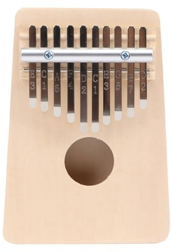 GALPADA Kalimba de Pulgar Portátil Tonos Piano de Dedo Ergonómico Instrumento Musical Duradero para Principiantes y Fácil de Transportar y Tocar