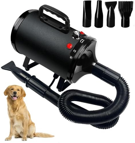 Professionnel Souffleur Chien,3200W Souffleur de Soins pour Chien