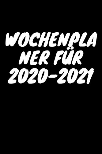 Wochenplaner für 2020-2021