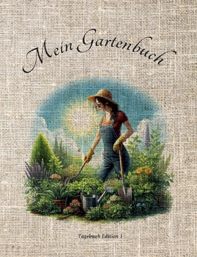 Mein Gartenbuch: Softcover - Edition 1 (Mein Gartenbuch - Tagebuch: verschiedene Design-Tagebücher für das Hobby Garten)