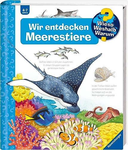 Wieso? Weshalb? Warum?, Band 27 - Wir entdecken Meerestiere (Sachbuch ab 4 Jahre - mit Klappen)